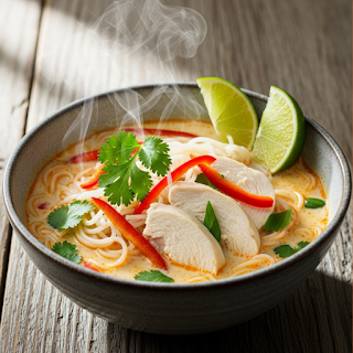 Easy Thai Chicken Soup Recipe – Creamy, Quick & Full of Flavor