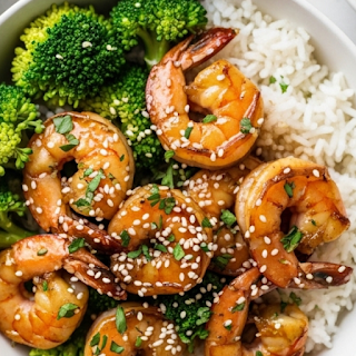 Honey Garlic Shrimp Bowls | Quick & Flavorful Dinner